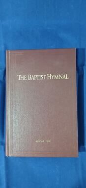 Baptist Church Hymnal - 1991 - singing - piano - brown cover - hardback